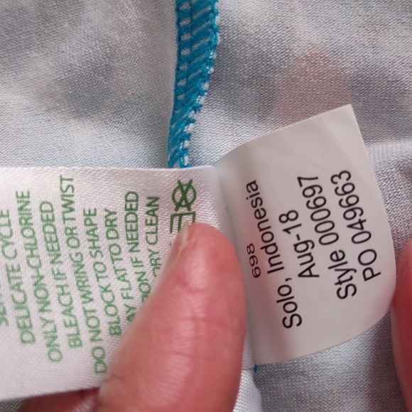 Lilly Pulitzer Medium Ansley Polo Dress Turquoise Oasis Wave After Wave - Picture 15 of 16